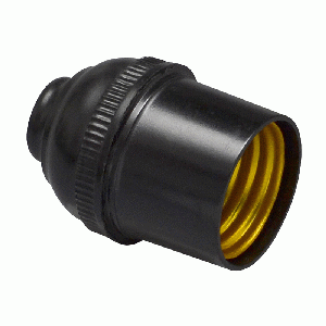 BOQUILLA DE BAK.REFORZ NEGRA E-27