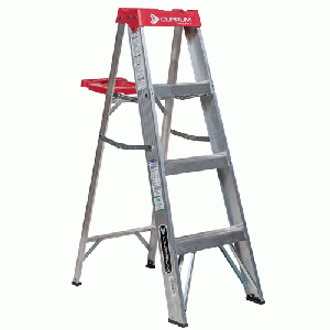 ESCALERA TIJERA ALUMINIO 1.83MT ROJA INCO(562)