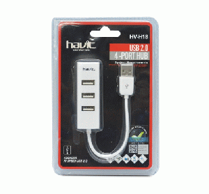CONCENTRADOR USB HUB 4 PUERTOS(HV-H18)