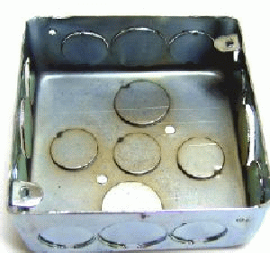 CAJA CUADRADA 4 X4 METAL INDUMA