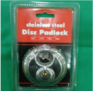 CANDADO REDONDO T/ABUS 70MM BLISTER(TL-017)