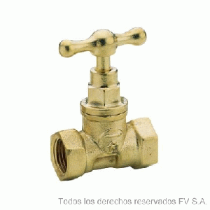 FV LLAVE DE PASO LIVIANA 1/2" E471.13 BR