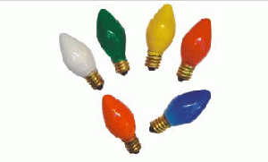 FOCO CANDELABRO E-12 VARIOS COLORES