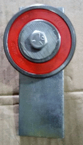 RUEDA ACERO AEREA 4"(CORREA 100)2087003
