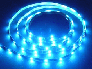 CINTA LED 5MT AZUL 12V C/ADAPTADOR