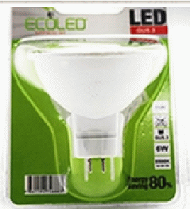 FOCO DICROICO ECOLED MR-16 6W-130V 6500K