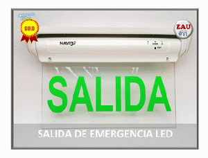 LETRERO DE SALIDA LED ECO 1W VERDE(IL190016)