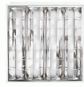 LUMIN LED T/FALSO COMPLETA C/DIF/ALUM 4X9(60CM)