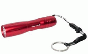 LINTERNA LED PORTATIL 1 PILA 94X20MM ROJA