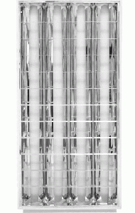 LUMIN LED T/FALSO C/DIF/ALUM 4X18 CHASIS(60CM)