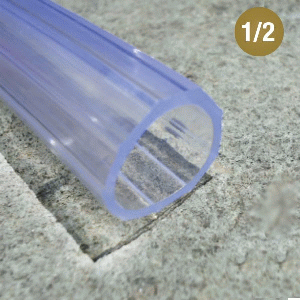 MANGUERA JARDIN ESTRIADA 3/4" TRANSP