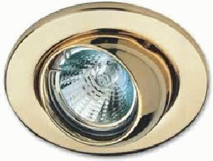 OJO DE BUEY DIR.BOL.DICROIC.130V/50W DORADO