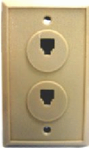 PLACA BAKELITA TELEFONO 2/S 4H. T/COOPER.