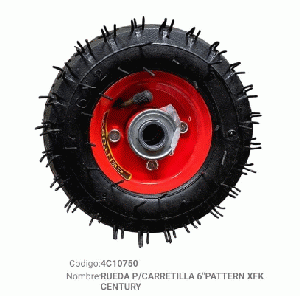 RUEDA PARA CARRET 6"PATTERN XFK(4C10750)