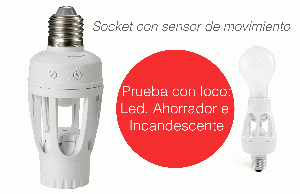 SENSOR DE MOVIMIENTO T/ROSET E27 STARLUX