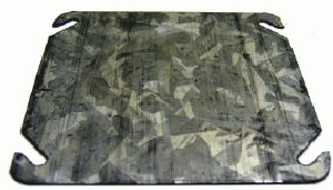TAPA CUADRADA 4 X 4 METAL.